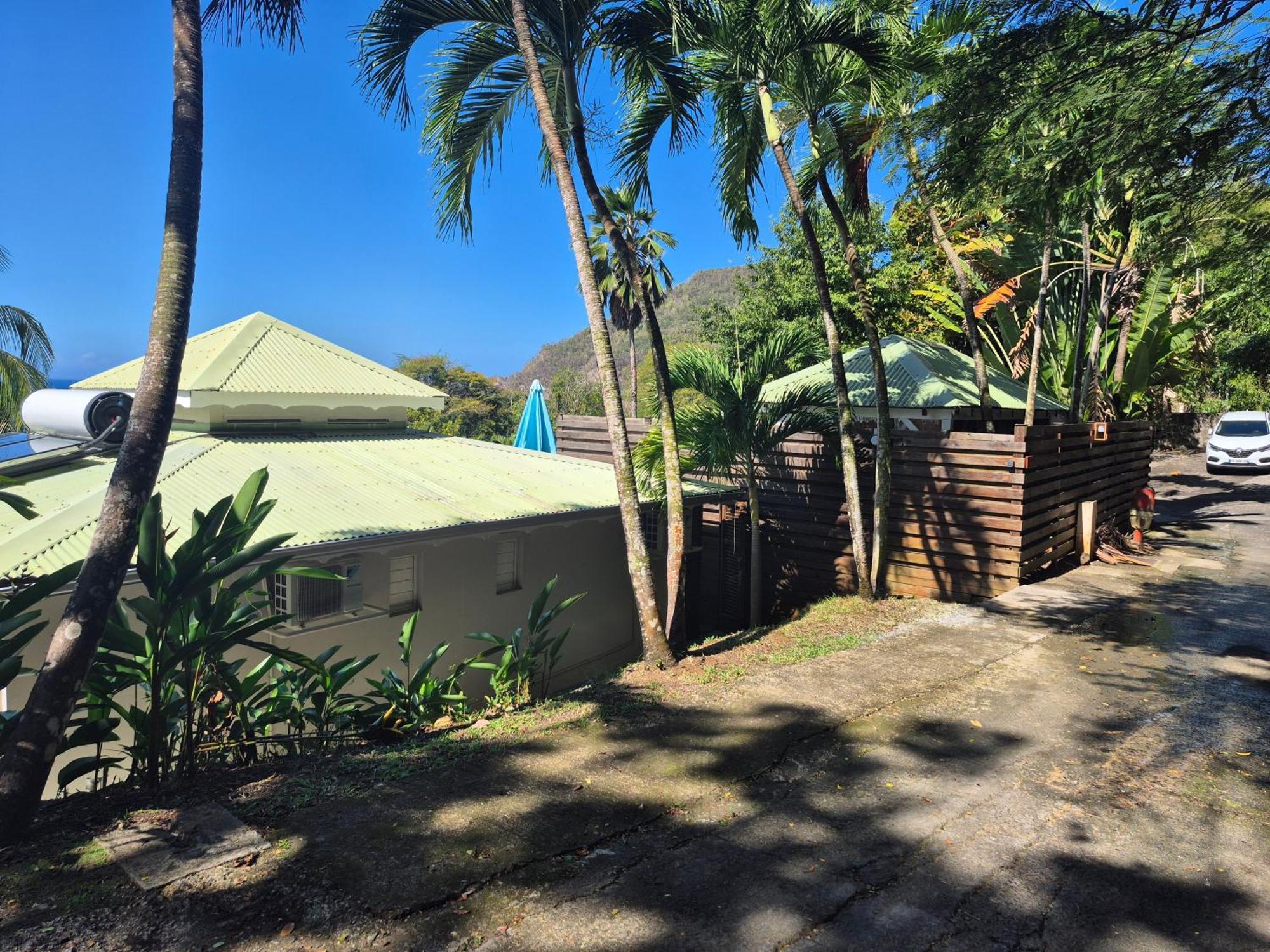 Villa Cannelle, Piscine, Vue Mer Deshaies Exterior foto